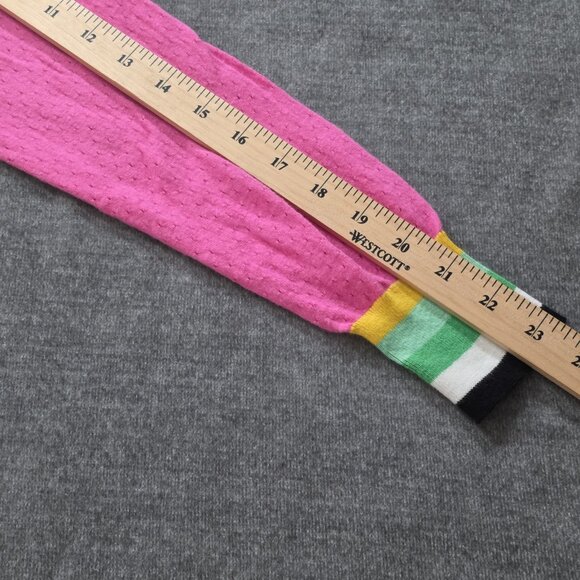 Zaket & Plover Sweater Women S Pink Silk Cotton LS Lightweight Boho Preppy Twee - Picture 7 of 13